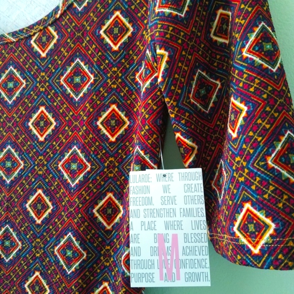 LuLaRoe | Nicole Dress L🍃gorgeous fall colors🍁🍃 - Picture 2 of 8